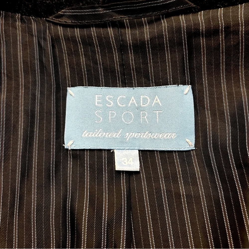 ESCADA Sport Tailored Wool Stretch Coat - Picture 12 of 16